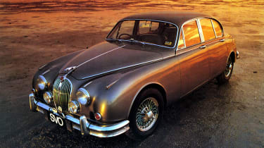 Jaguar MK2 in sunset